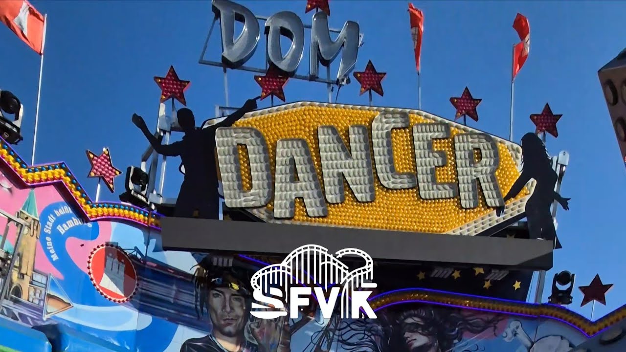 Robert Raschs Dom Dancer (Onride), Hamburger Frühlingsdom 2025, 4K 60FPS