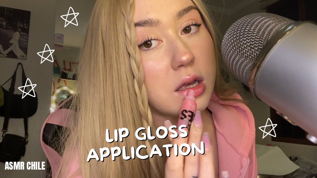 ASMR LIP GLOSS APPLICATION ✨ CALIFICANDO MIS BRILLOS LABIALES