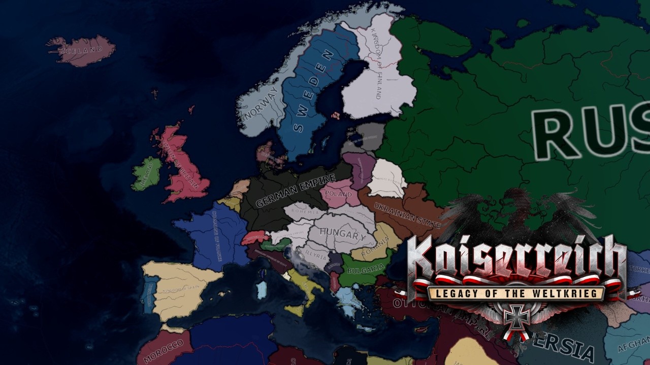 Kaiserreich Timelapse - HOI4 Timelapse
