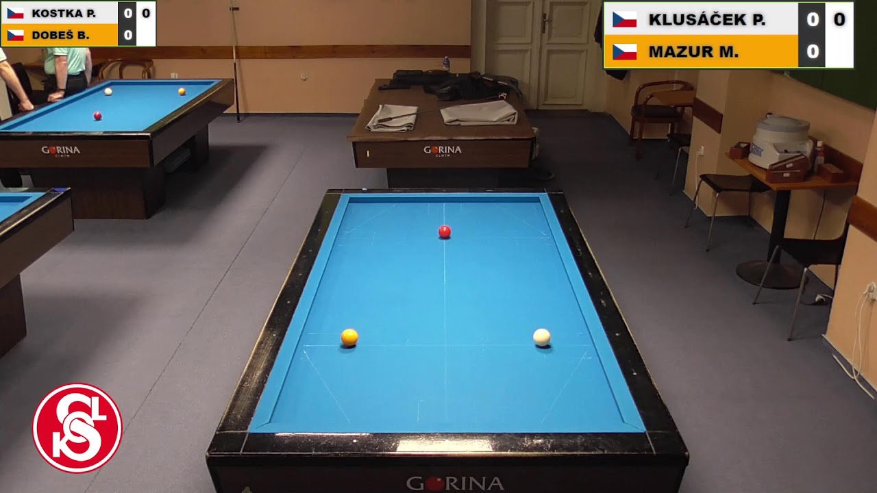 Czech league | Balkline 52/2 | 2nd class | 13th round | Miroslav Mařík v Martin Mazur