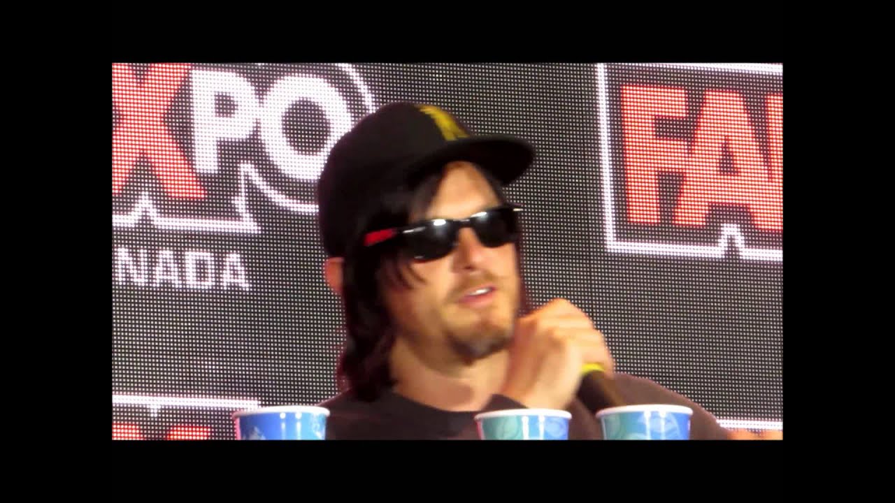 Norman Reedus word vomit at fan expo, so silly :)