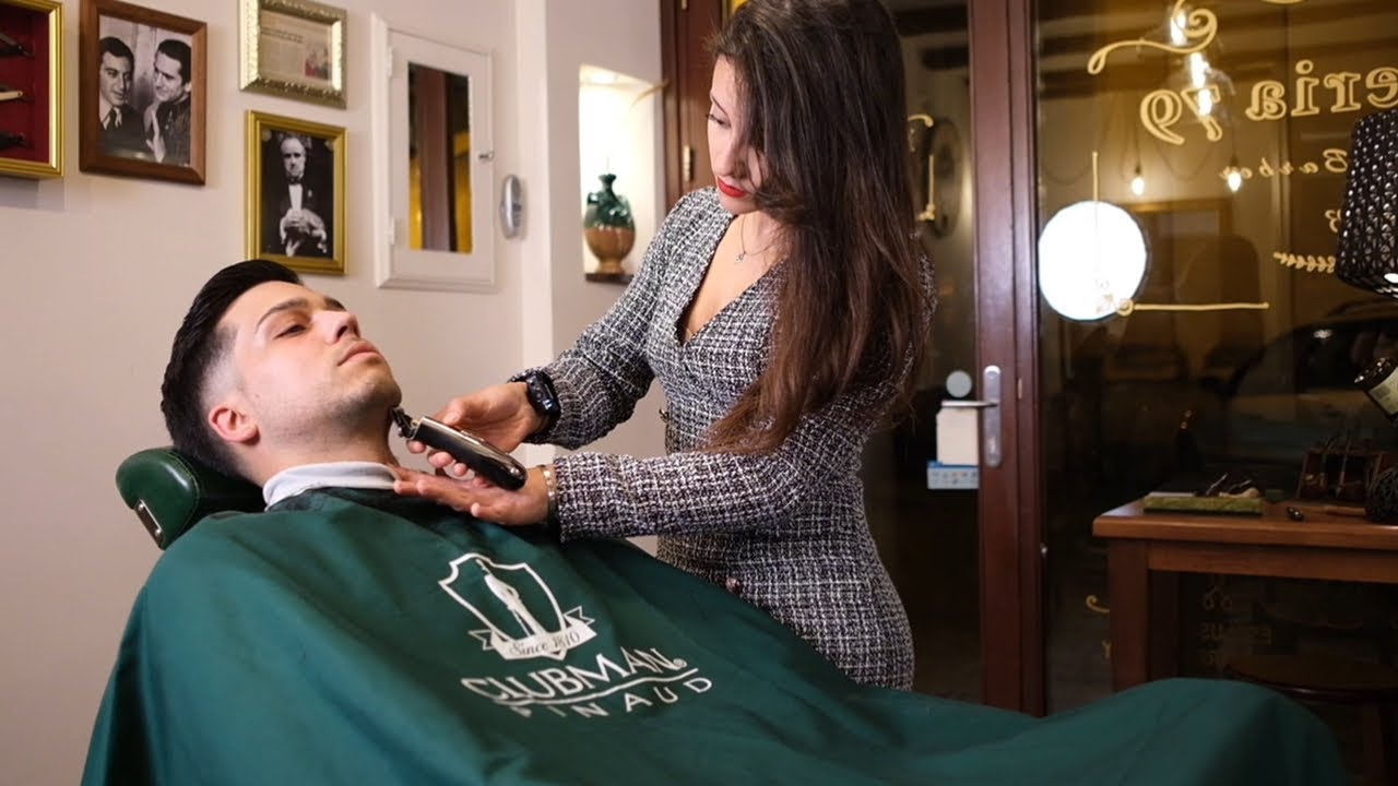 ASMR 💈LADY BARBER & Il TONSOR &ldquo;REFRESH STYLE&rdquo; #asmr #barbershop