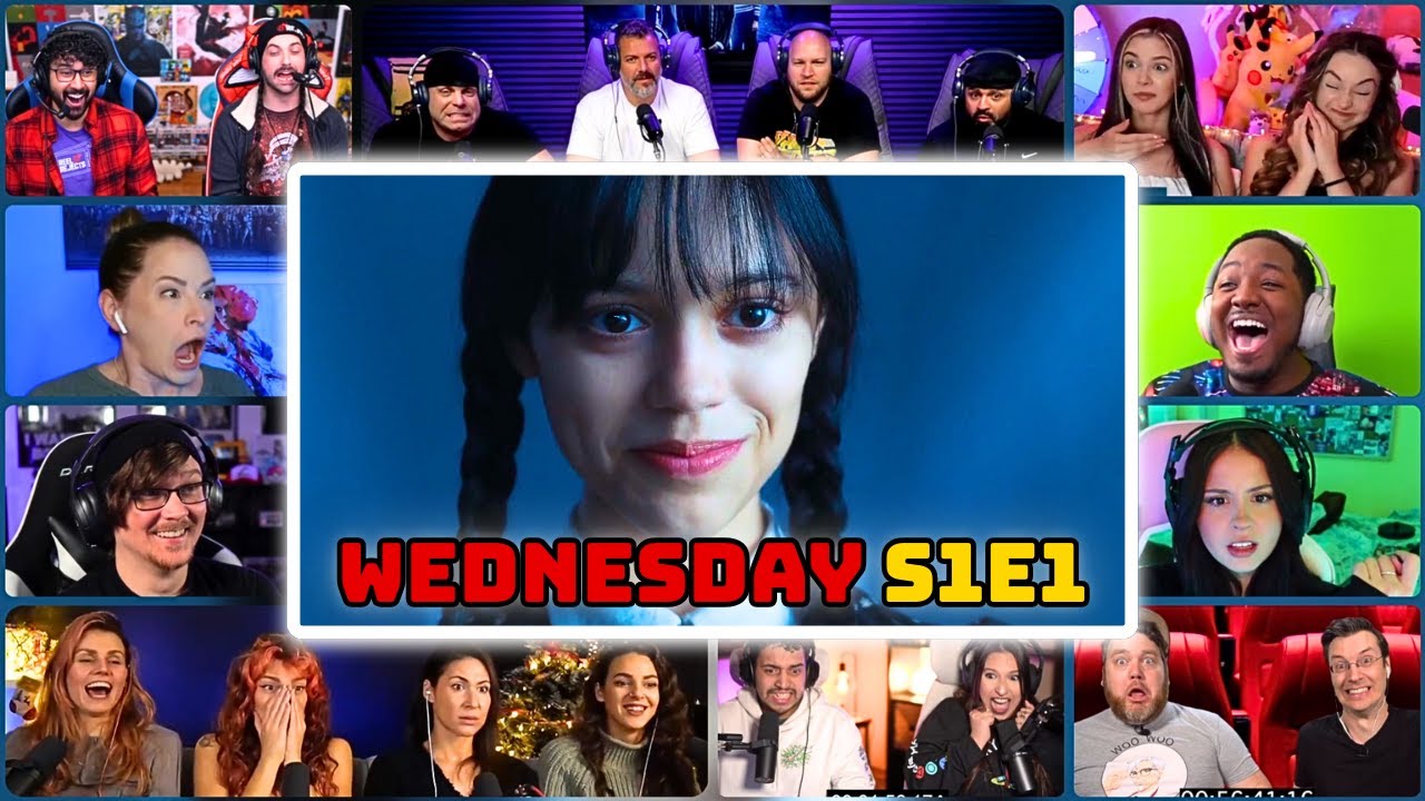 Wednesday 1x1 (2022) - TV Series Reaction Mashup!