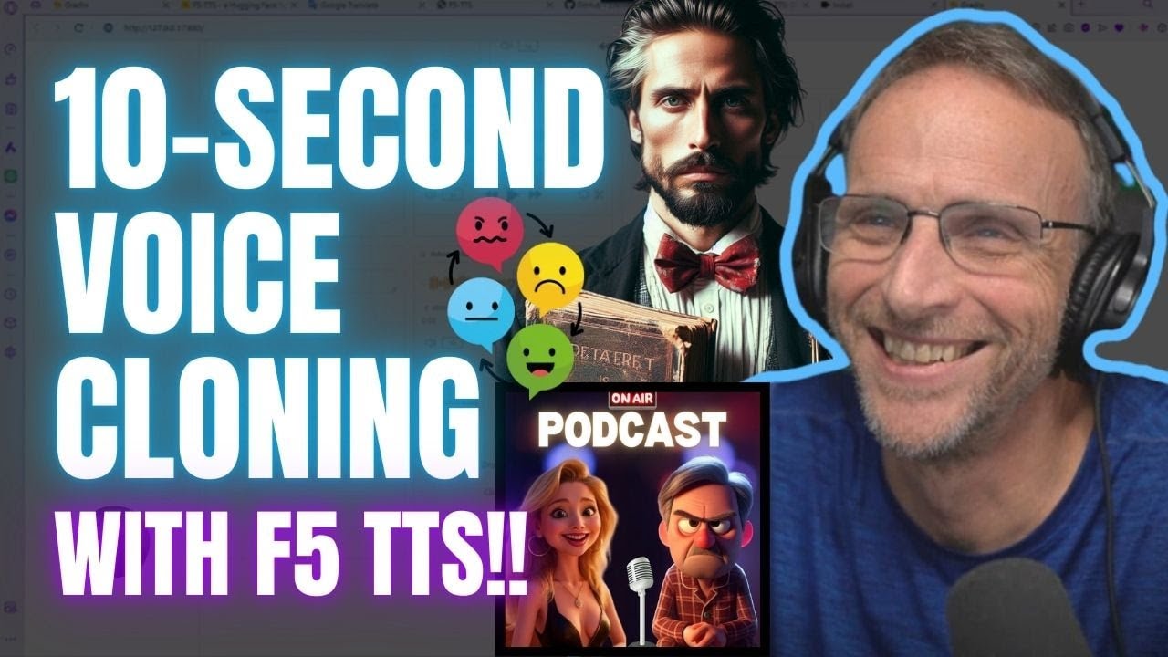 F5-TTS! Они ЭТО СДЕЛАЛИ! Идеальный клон голоса с Emotion и 10-секундным отрывком!