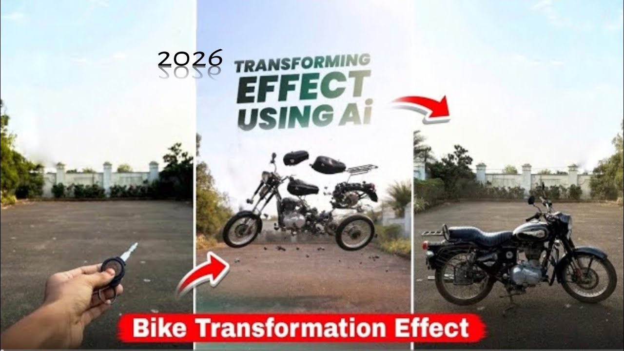 AI Bike Transformation Reels Editing Tutorial | Trending Bike Edit 2026
