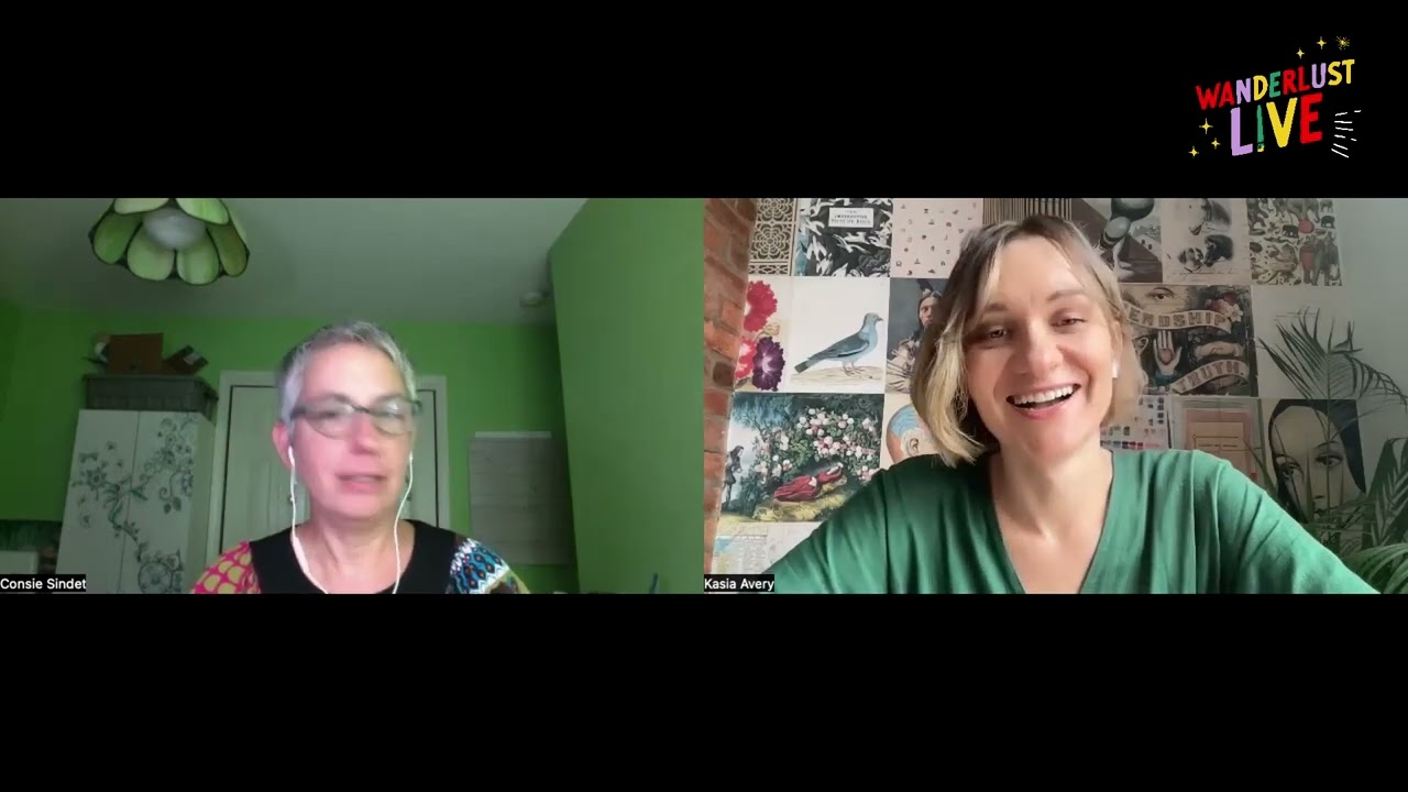 How to maintain your daily creative practice - Kasia chats with Consie Sindet