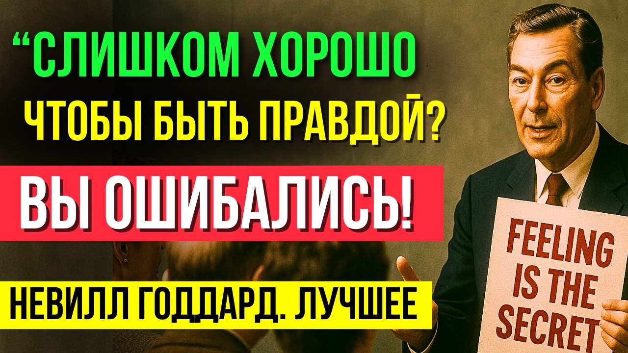 НЕВИЛЛ ГОДДАРД: Это ЕДИНСТВЕННОЕ СКРЫТОЕ ОГРАНИЧЕНИЕ БЛОКИРУЕТ ТВОИ ДЕНЬГИ!