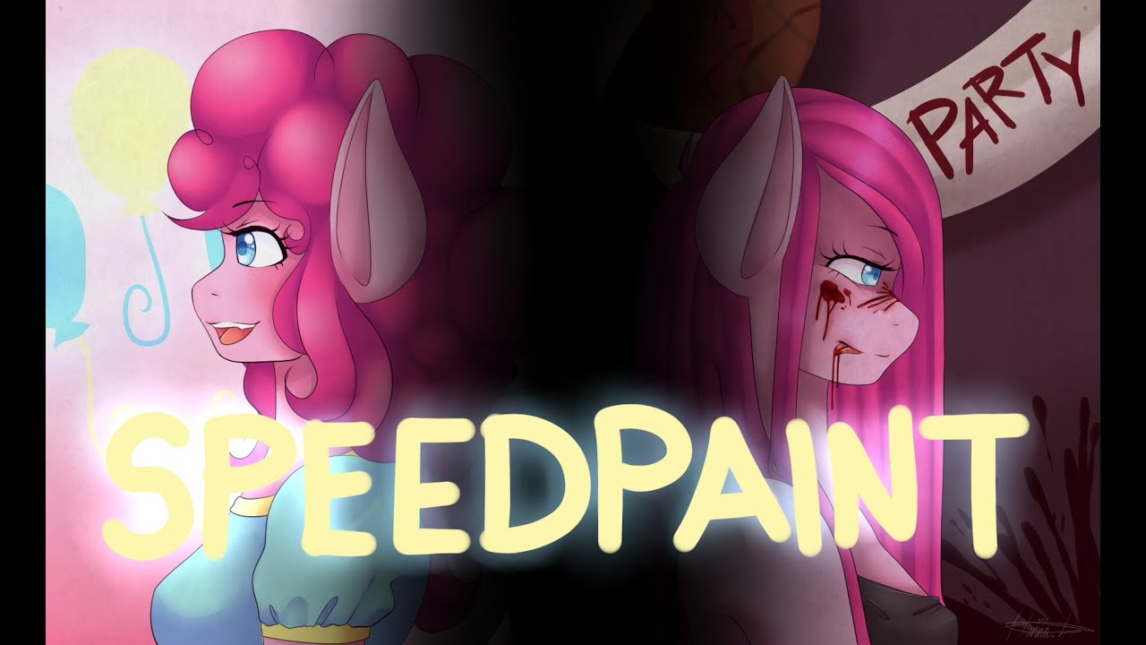 (Speedpaint) MLP: Пинки Пай и две стороны