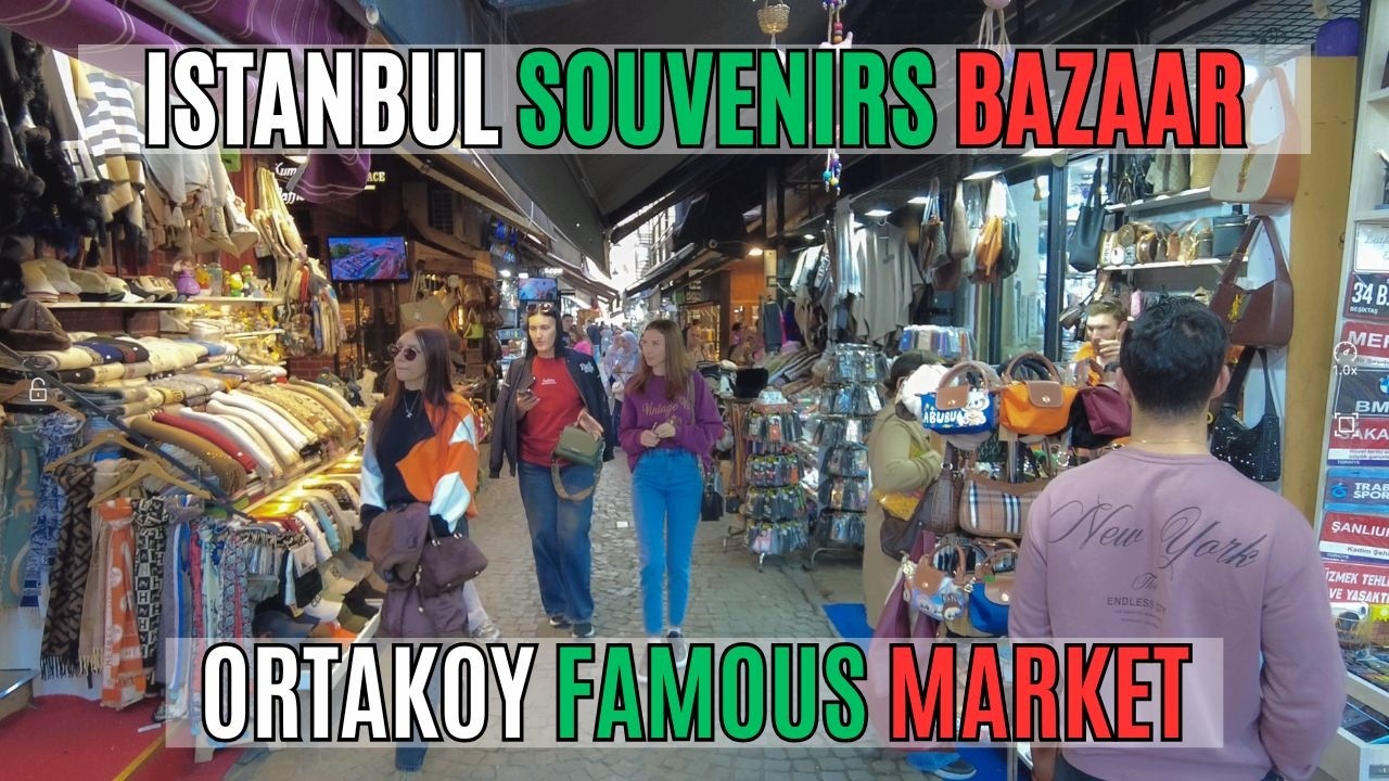 ISTANBUL ORTAKOY BAZAAR 2025 | Best Souvenirs, Handmade Gifts & Local Shops