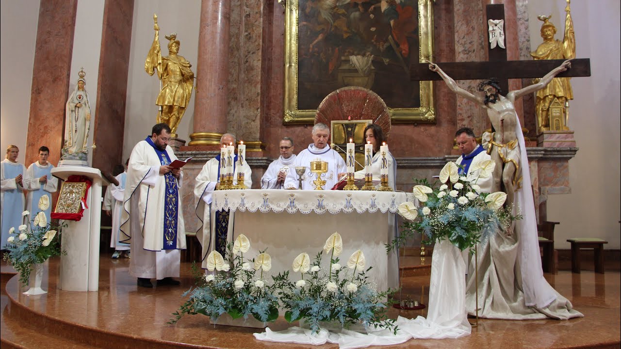 SOBOTA 2. SEPTEMBER 2023 - Sv.omšu celebroval páter  Pavol Kruták - MARIÁNSKA PÚŤ V TOPOĽČANOCH