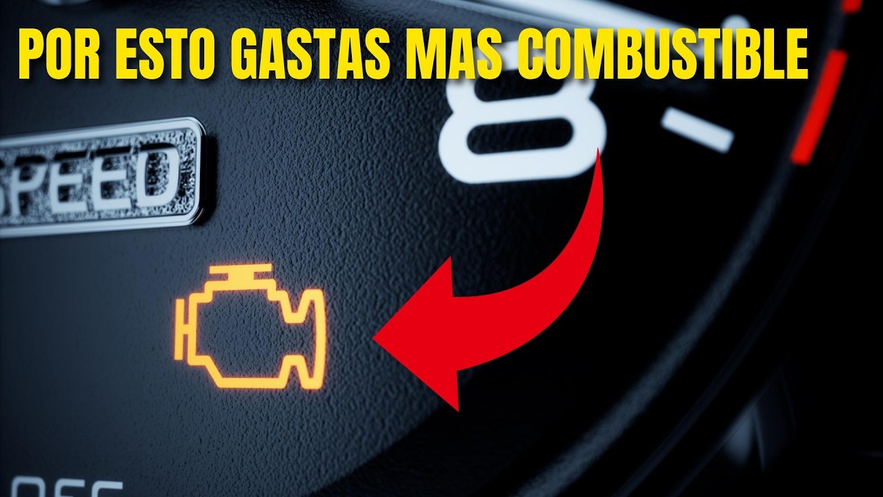 SI TRAES EL CHECK ENGINE PRENDIDO, PODRIAS ESTAR GASTANDO MAS GASOLINA!