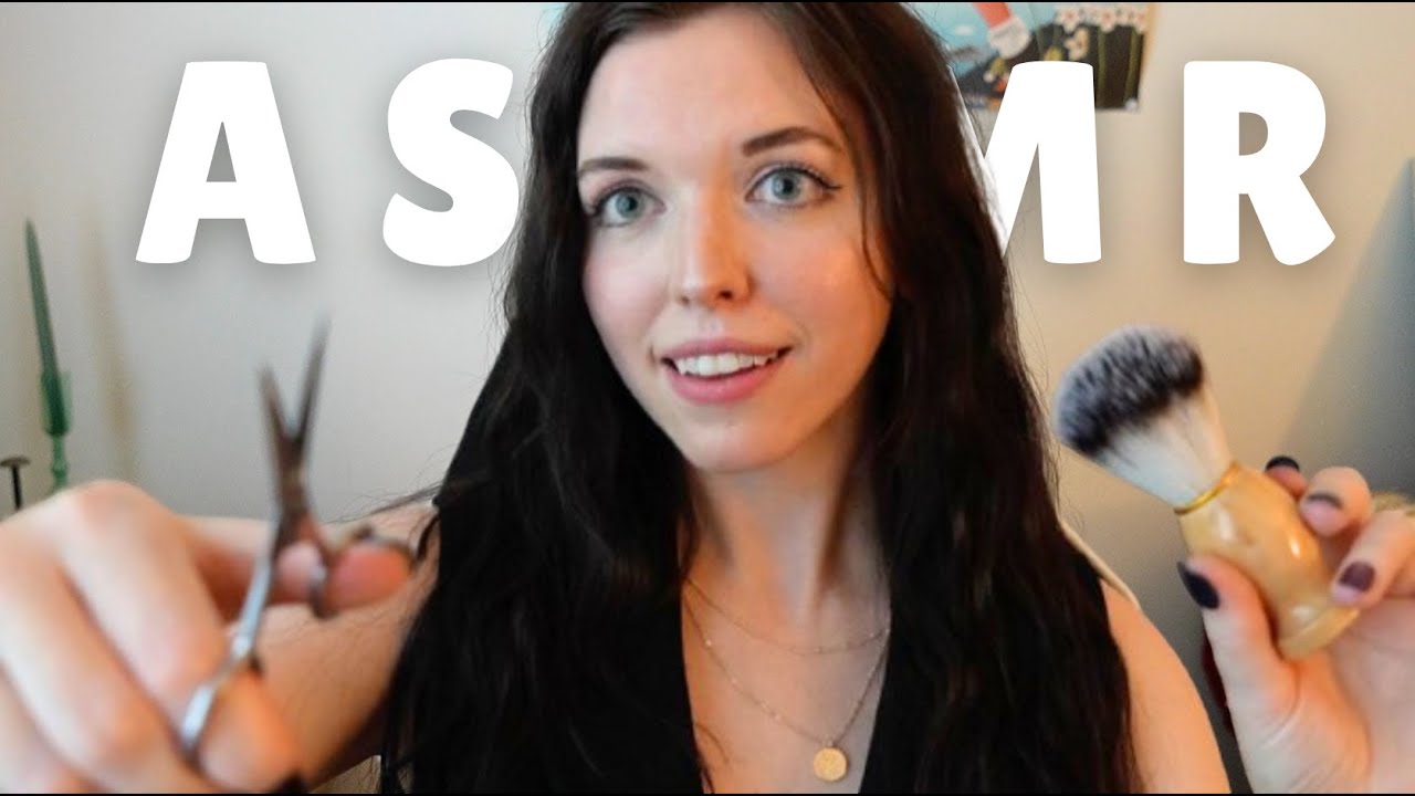 ASMR Men's Shave, Haircut, Body Massage & Scalp Care (1 HOUR COMP)