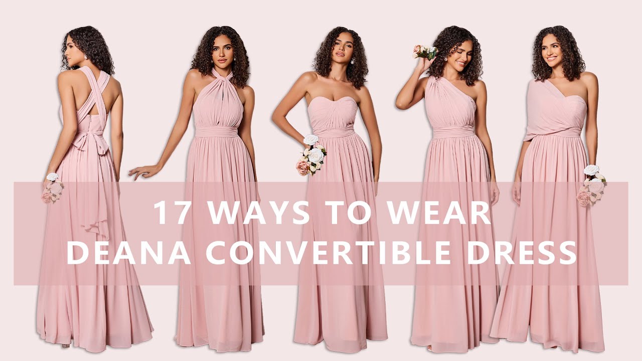 17 WAYS TO WEAR DEANA CONVERTIBLE DRESS