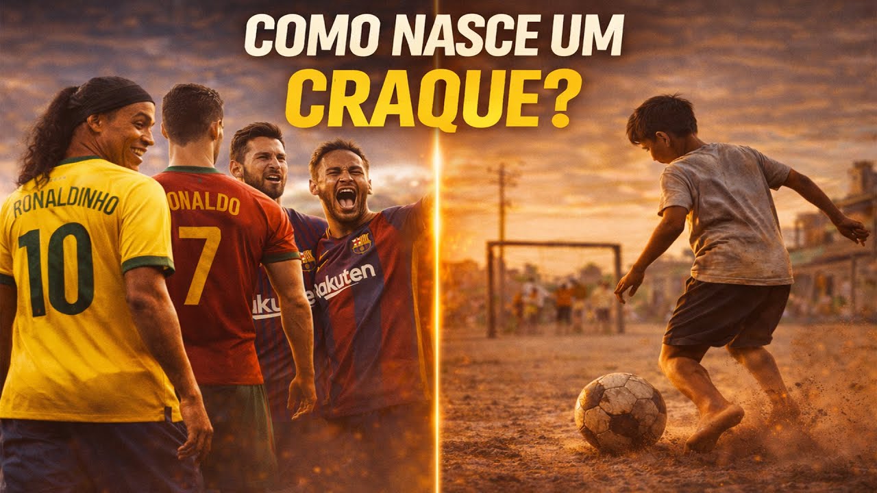 COMO NASCE UM CRAQUE? DO CAMPINHO AO MUNDO