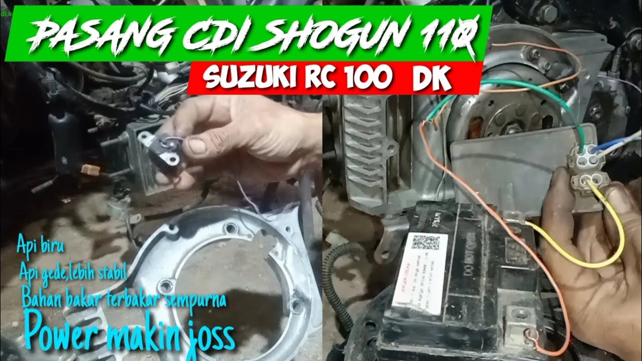 Suzuki Rc 100 Jet Cooled Pasang CDI Shogun 110