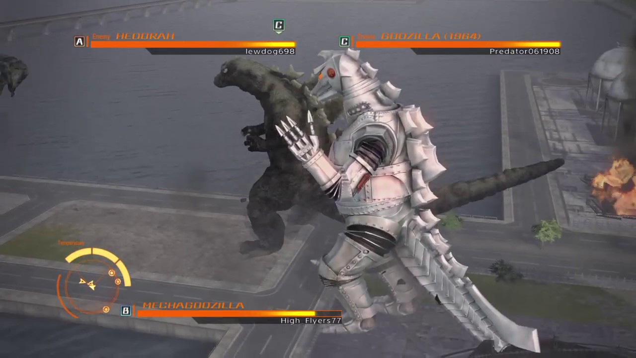 GODZILLA PS4: MechaGodzilla 1974 vs Hedorah vs Godzilla 1964
