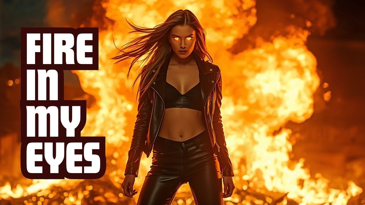 Fire in My Eyes  (Official Lyric Video) - Songs By Lora Cruse