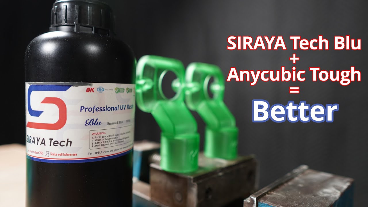 SIRAYA Tech Blu + Anycubic Tough is better