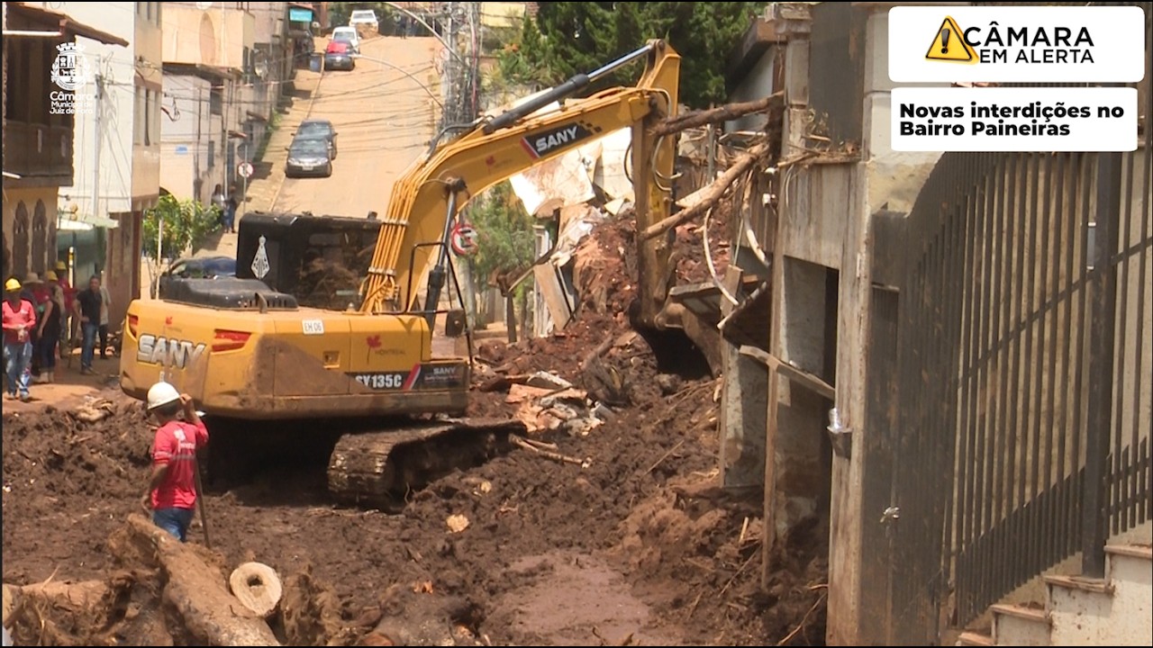 BAIRRO PAINEIRAS: NOVAS INTERDIÇÕES DE RUAS | CÂMARA EM ALERTA