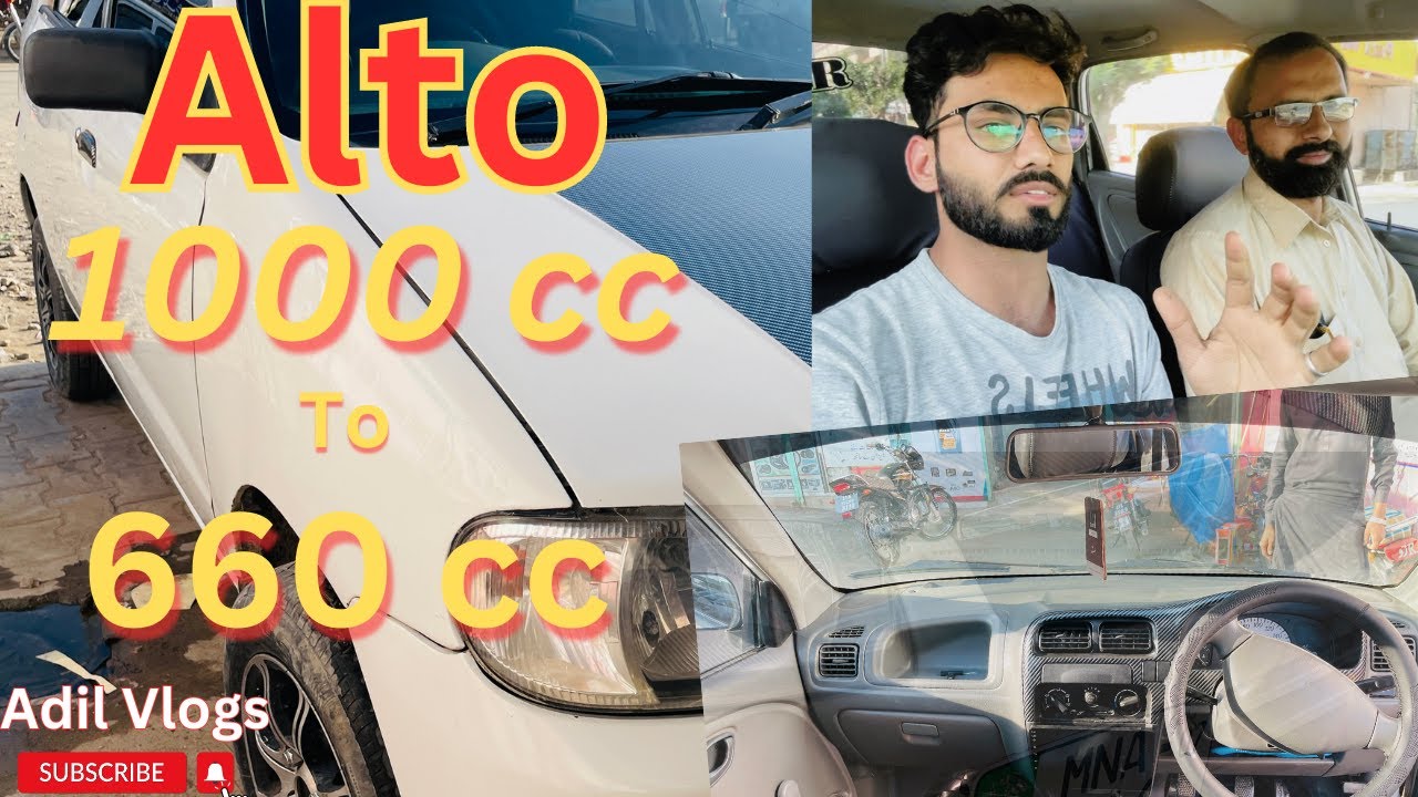 Alto 1000cc converted to 660cc Project | 20 KM PER LITER FUEL AVERAGE | Adil Vlogs
