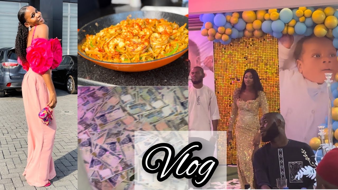 A LIT NIGERIAN BABY DEDICATION PARTY | Cook with me| Vlog #8