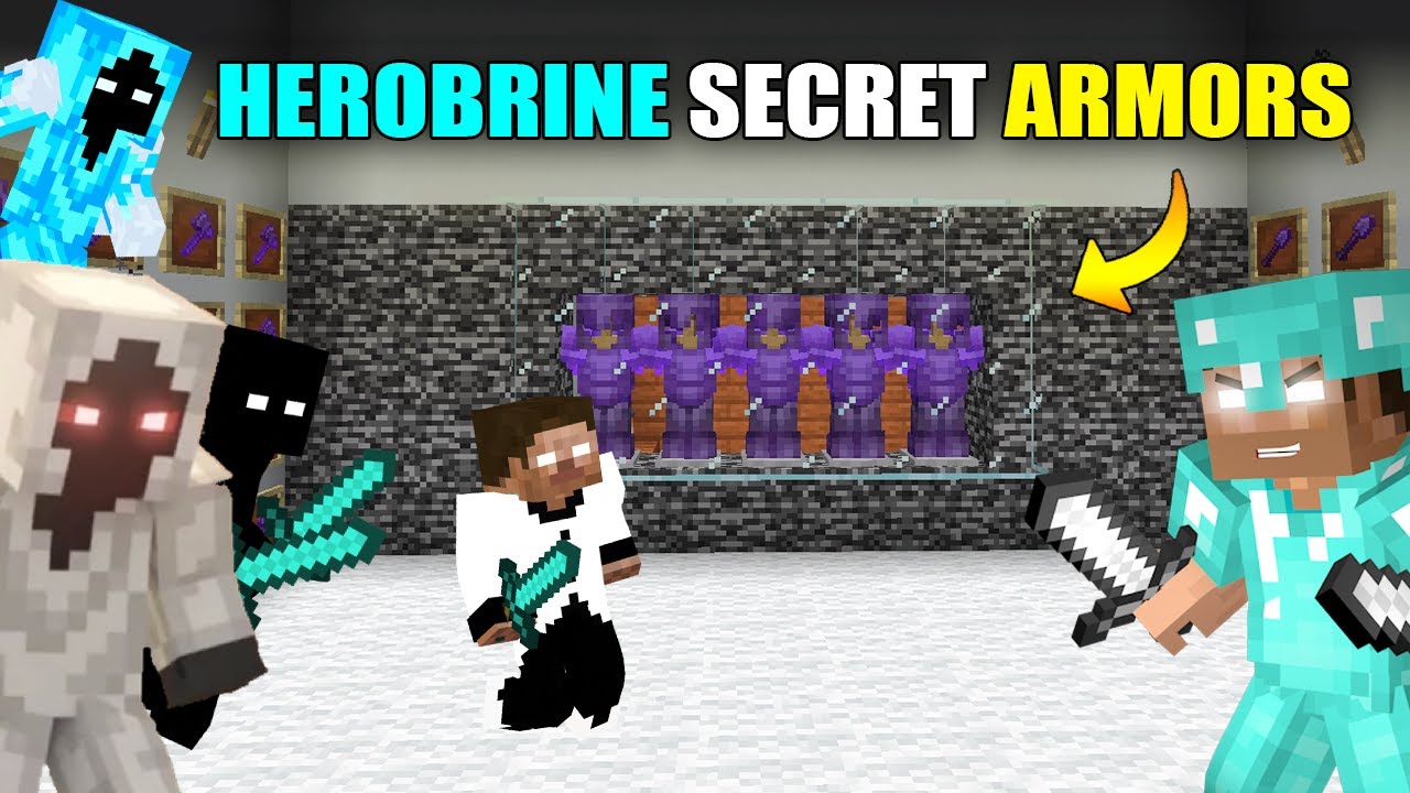 HEROBRINE FINDS ZEROBRINE 😱 ENTITY 606 & NULL BIGGEST FIGHT WITH HEROBRINE OR STEVE POWERFUL ARMOUR