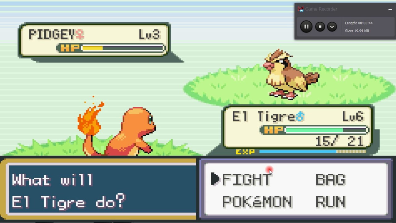 Pokemon Fire Red 8  Pidgey!