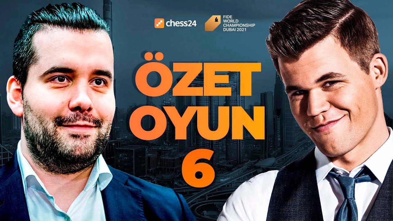 KAZANDI! DÜNYA ŞAMPİYONLUK MAÇI 6.Oyun ÖZET | Magnus Carlsen - Ian Nepomniachtchi
