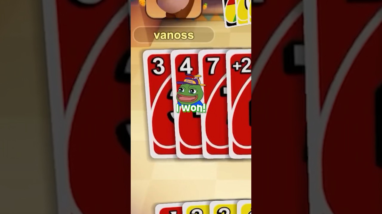 FASTEST VANOSS CREW UNO WIN 🥇😱