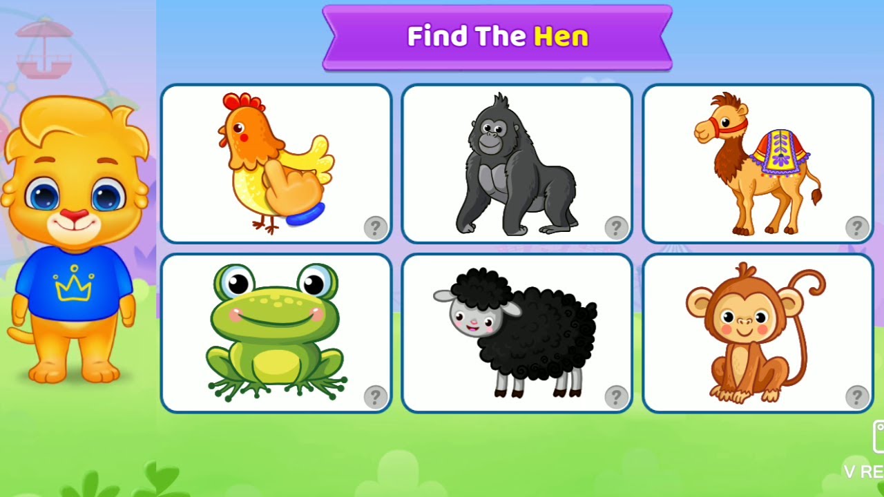Kids Animals Matching Games Kids and Toddlers Animals Learning Games 