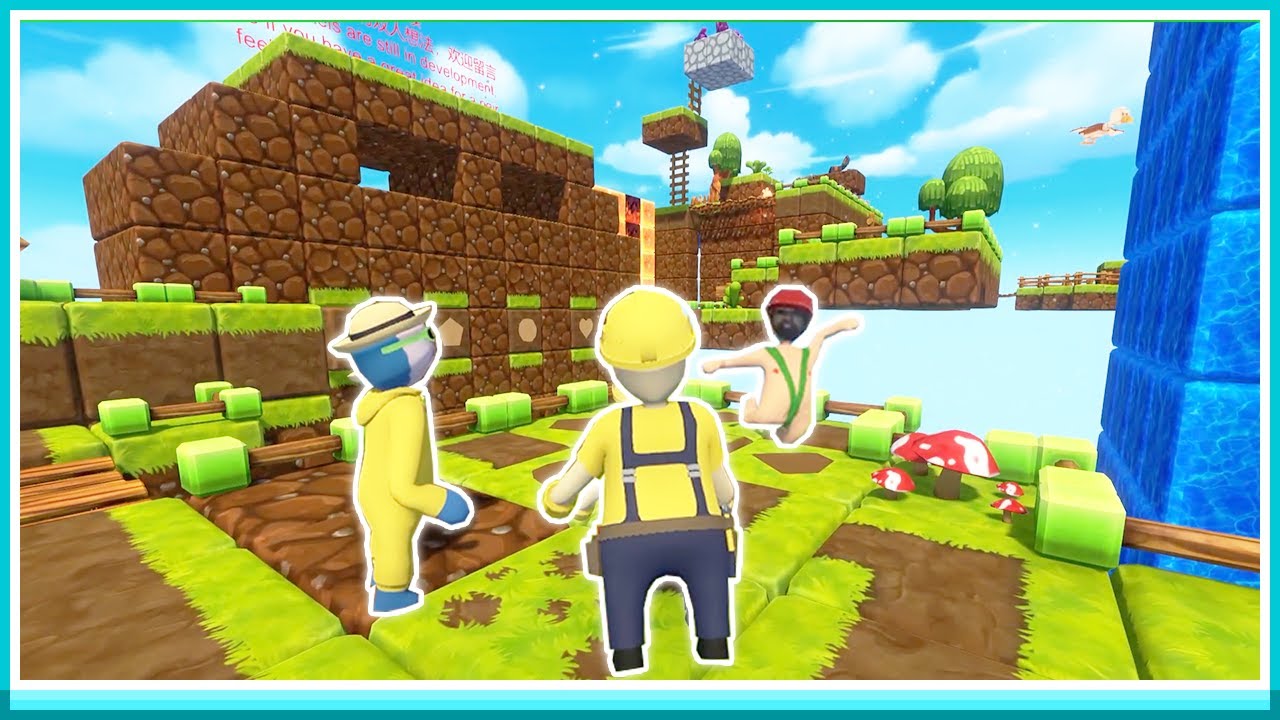 VAD &Auml;R DETTA F&Ouml;R V&Auml;RLD?! - Human Fall Flat med Matinbum & Hubbe!