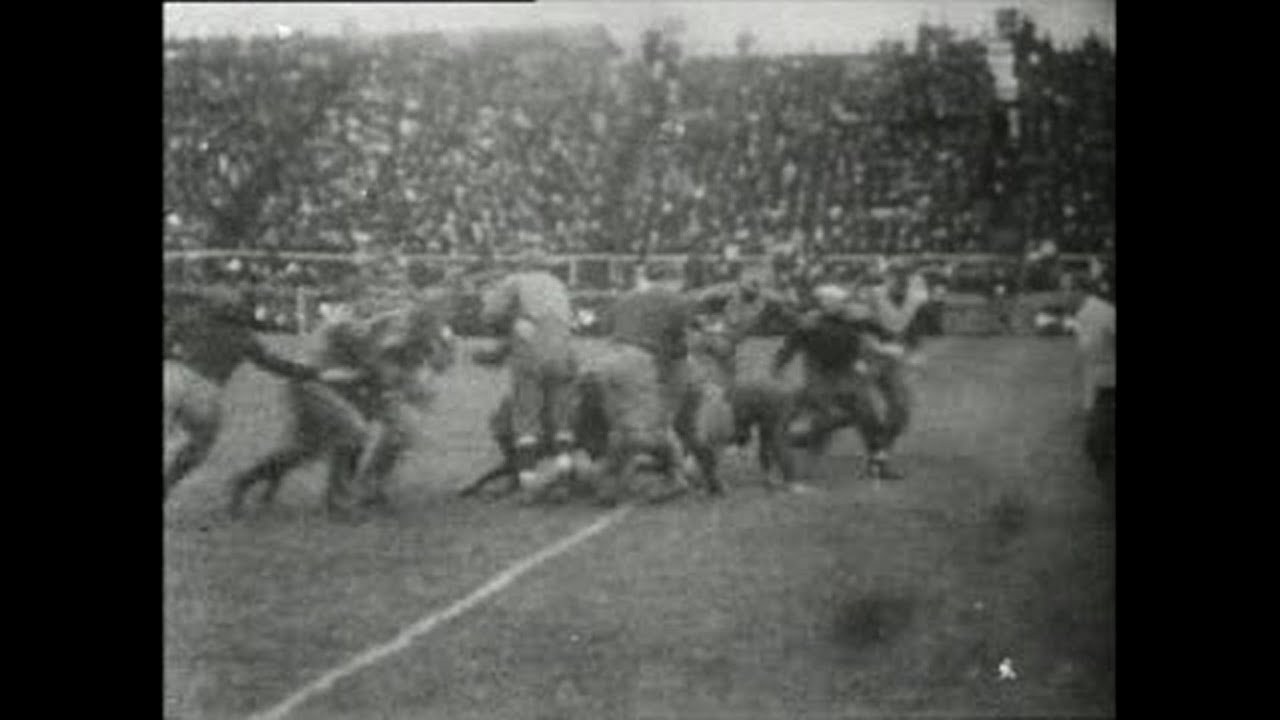 First American Football Game Ever Filmed: 1903 Princeton Tigers vs Yale Bulldogs