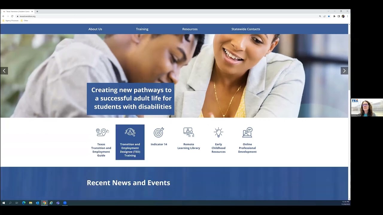Texas Transition Resources for Families