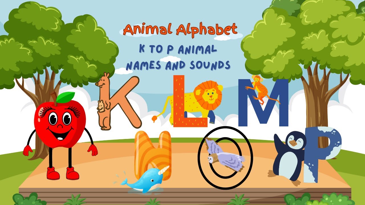 K to P - Animal Alphabet