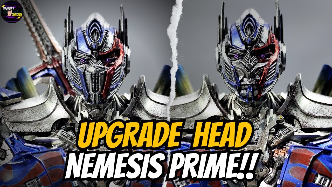 UPGRADE HEAD Optimus Nemesis Prime!! Threezero DLX Custom Unboxing & Review