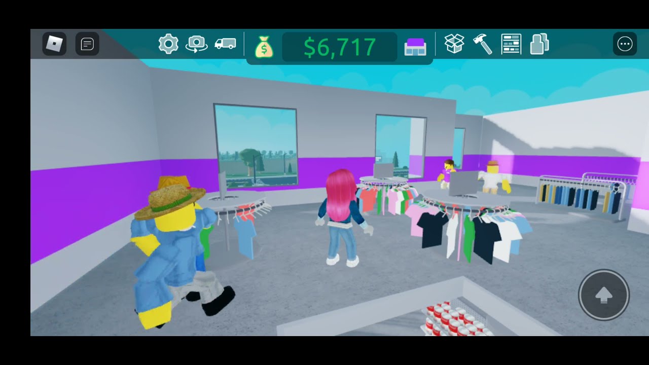 ROBLOX | RETAIL TYCOON 2 TUTORIAL: Adding a Roof to the 2nd Floor and Decorating