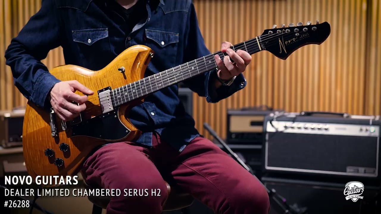 Novo Dealer Limited Chambered Serus H2 [Guitar Sound Demo] | Amber | 26288