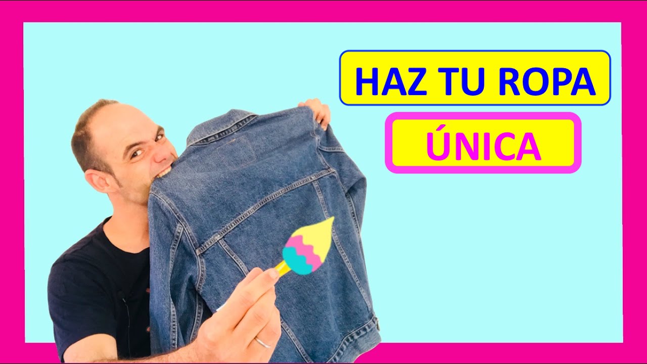 👕Cómo PINTAR tu ROPA 👕tela👕personalizar Chaqueta de jeans▶levis custom◀cazadora denim de mezclilla