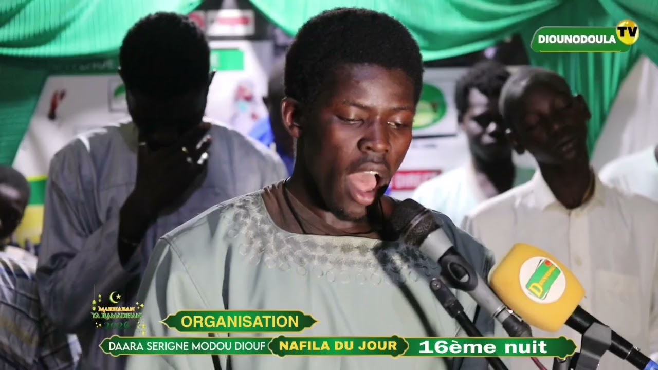NAFILA du jour Daara Serigne Modou Diouf Mbour édition 2026 16éme Nuit 