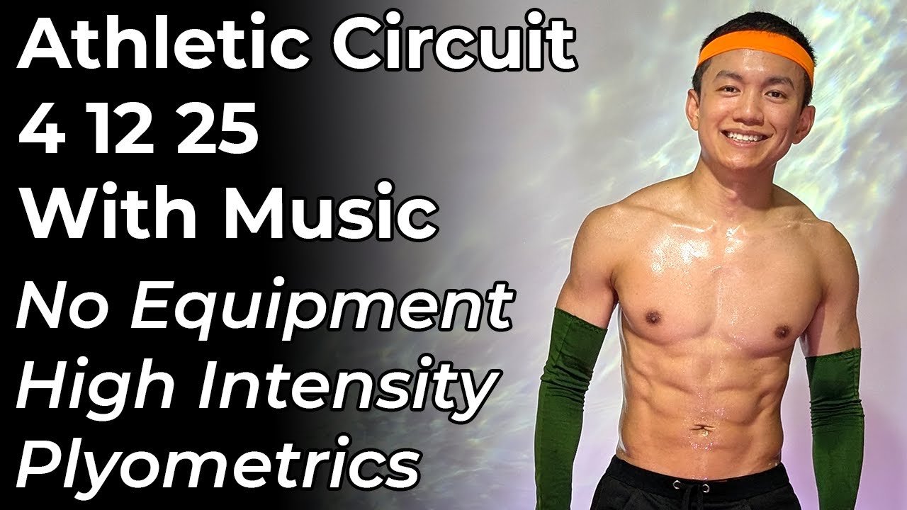 Follow Along Workout (Advanced) - Athletic Circuit (Read Description) (With Music)