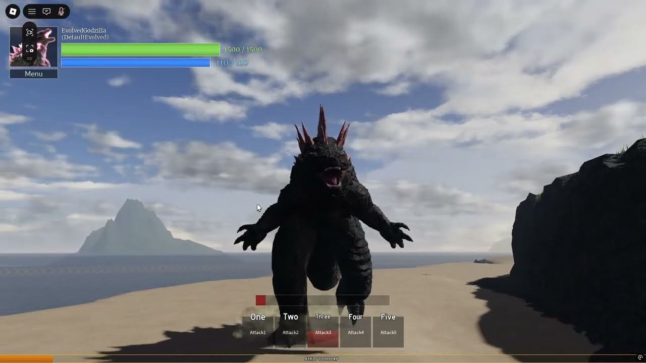 Evovled Godzilla Gameplay 4K HQ #roblox #gameplay #godzilla 