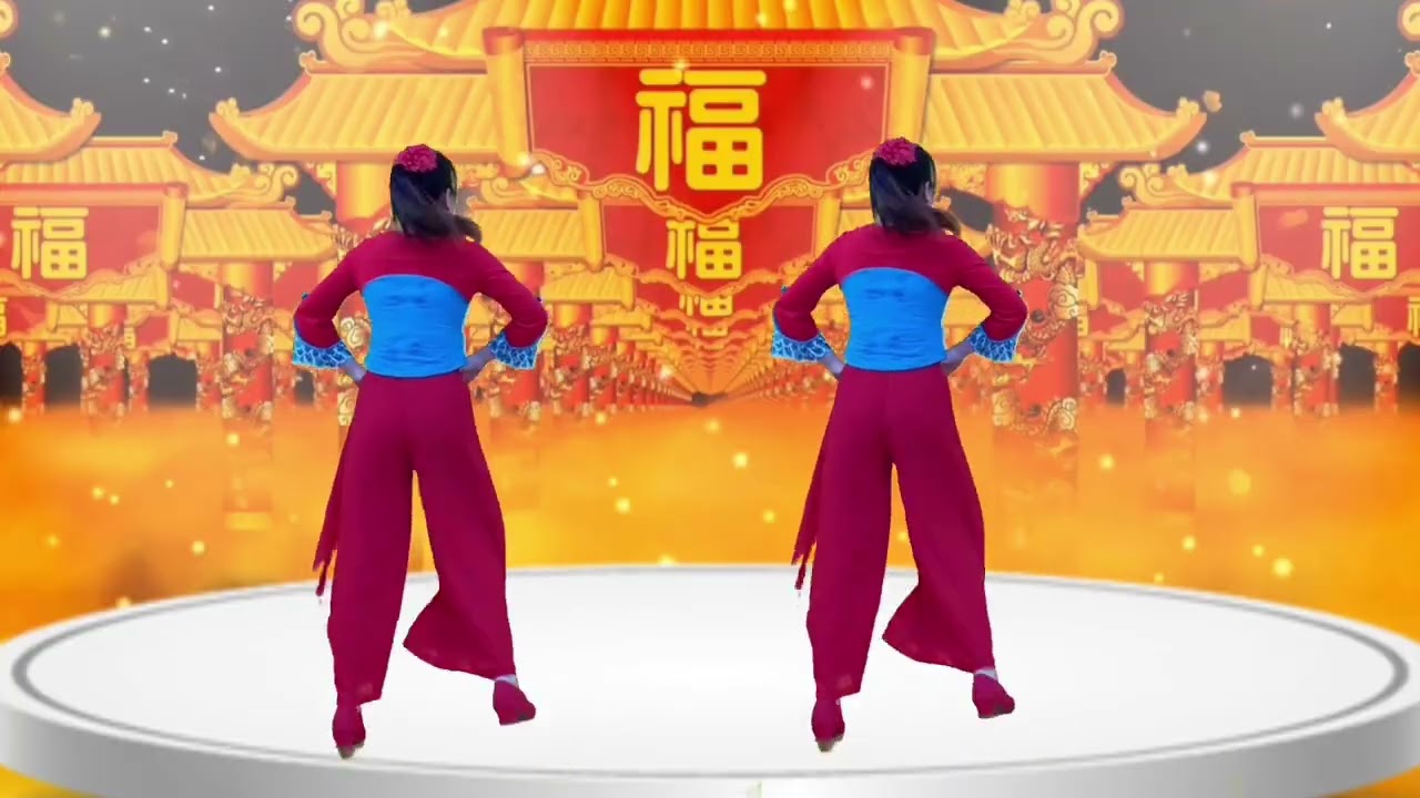 广场舞《开门红》《拜新年》《开业大吉》《福到咱家》