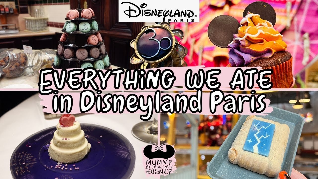 🍴Everything We Ate In Disneyland Paris 🏰 Best Character Dining, Restaurants, Snacks, Tips October 22
