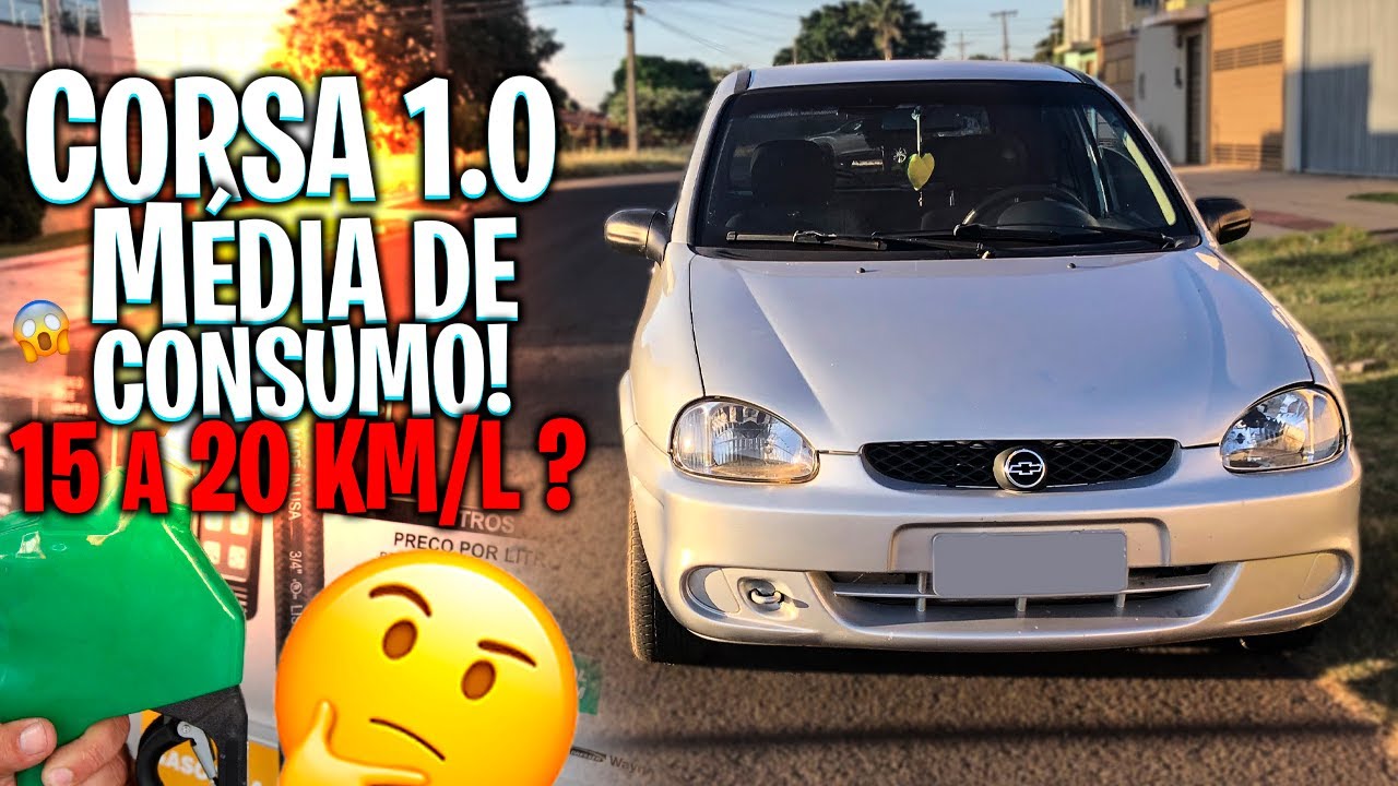 CONSUMO DO CORSA 1.0 MPFI 2001⛽