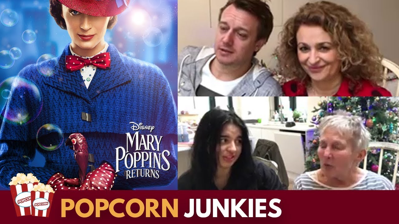 Mary Poppins Returns - Nadia Sawalha & Family Movie Review (SOME SPOILERS)