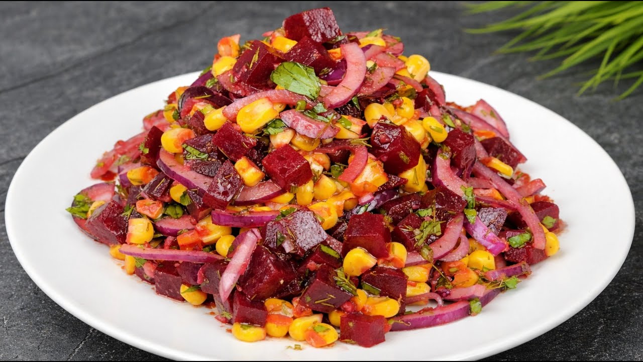 Салат из СВЕКЛЫ за 5 Минут! Простой, Свежий и Безумно Вкусный