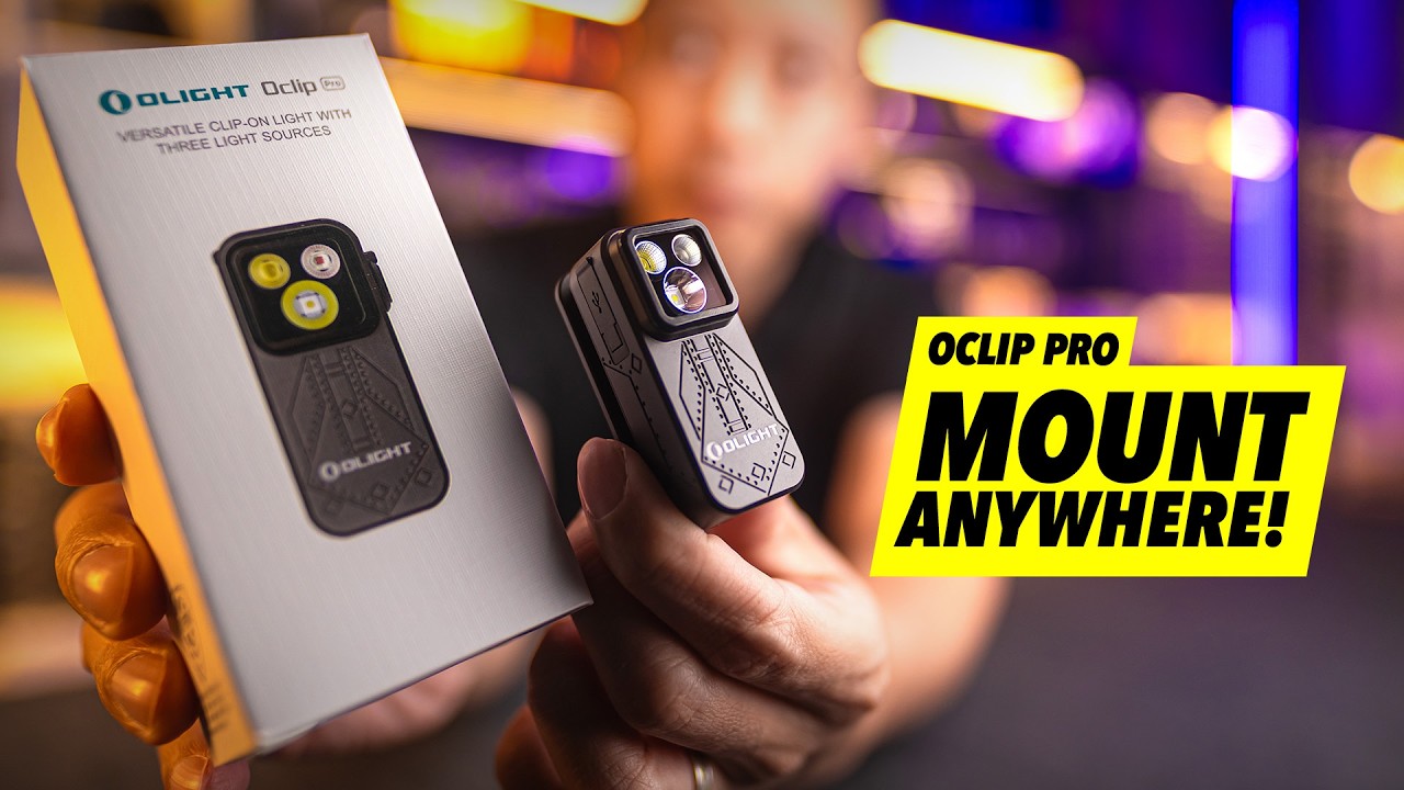 Hands-Free EDC Light That Just Works &mdash; Olight Oclip Pro Review