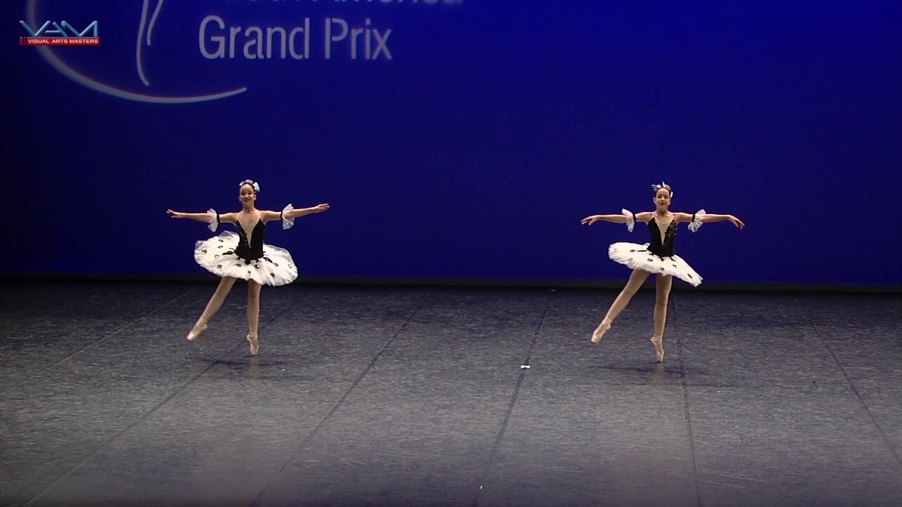Gamazova Diana Gamazova Sofia YAGP2018 Paris  Harlequinade Pizzicato
