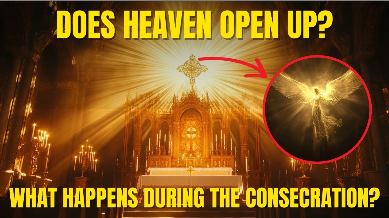 WHAT REALLY HAPPENS IN HEAVEN DURING THE CONSECRATION? 😱 | Catholic Truth Revealed