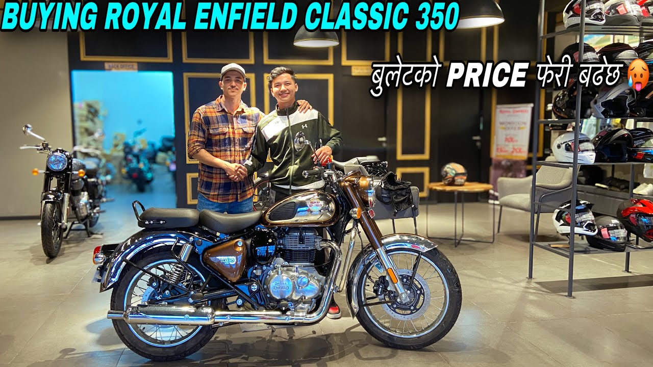 🇳🇵Taking Delivery of New Classic 350😍 | Royal Enfield's Price Increased Again in Nepal😤.